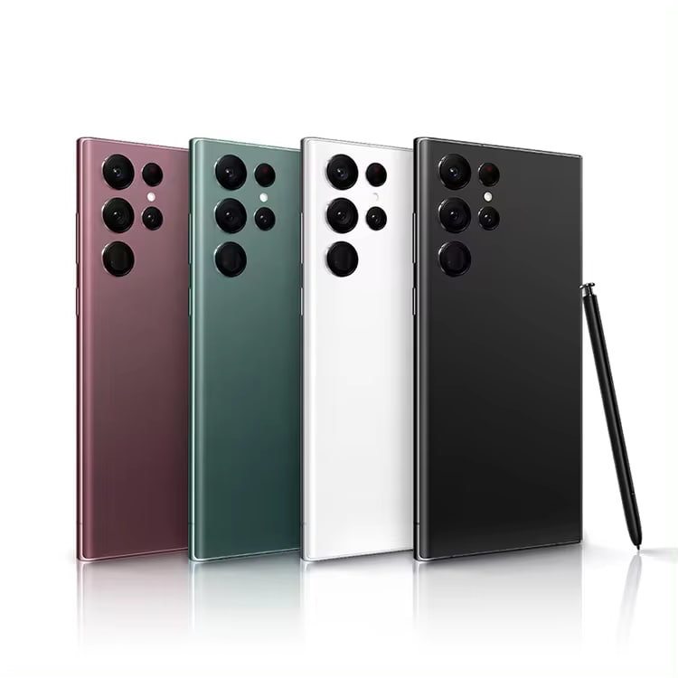 2022 Smartphone for Samsung S22 Ultra 5G original unlocked wholesale Android 12 Global Version 6.8 inch 2G +16 GB Mobile phones