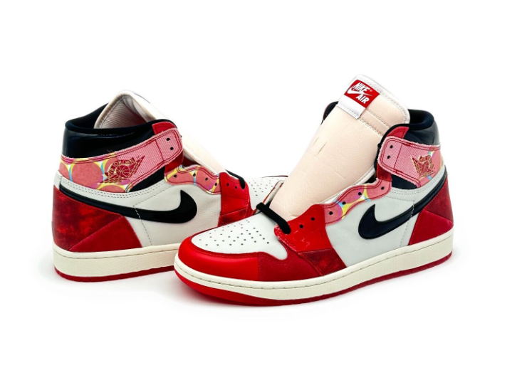 DV1748-601 Spider-Man Nike Air Jordan 1 High OG SP Across the Spider-Verse Red